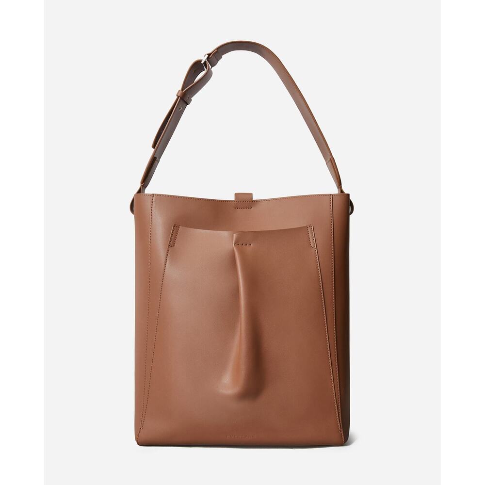 Everlane Studio Bag in Cognac, Leather